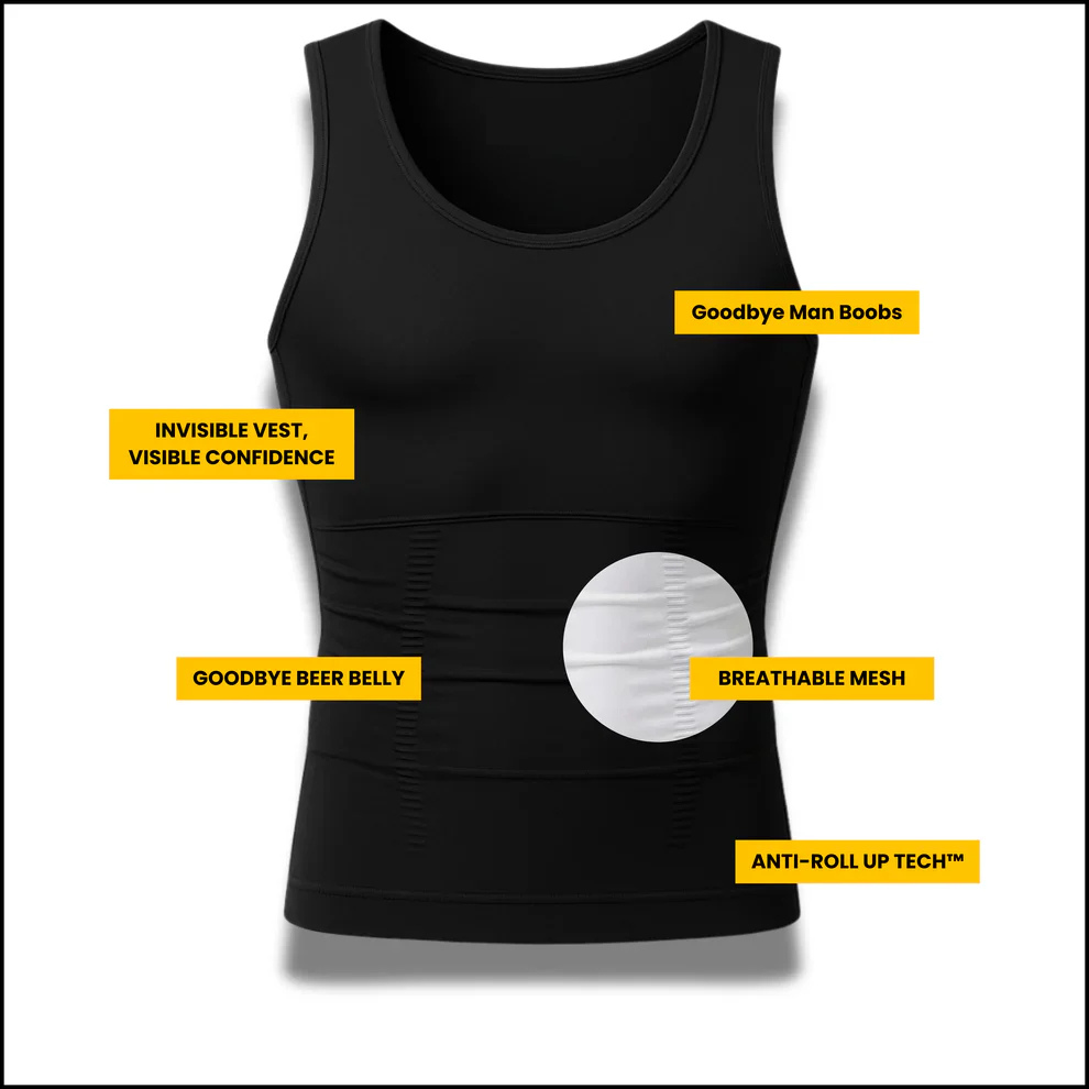 Premium Men’s Body Shaper – Instant Slimming & Tummy Control Tank